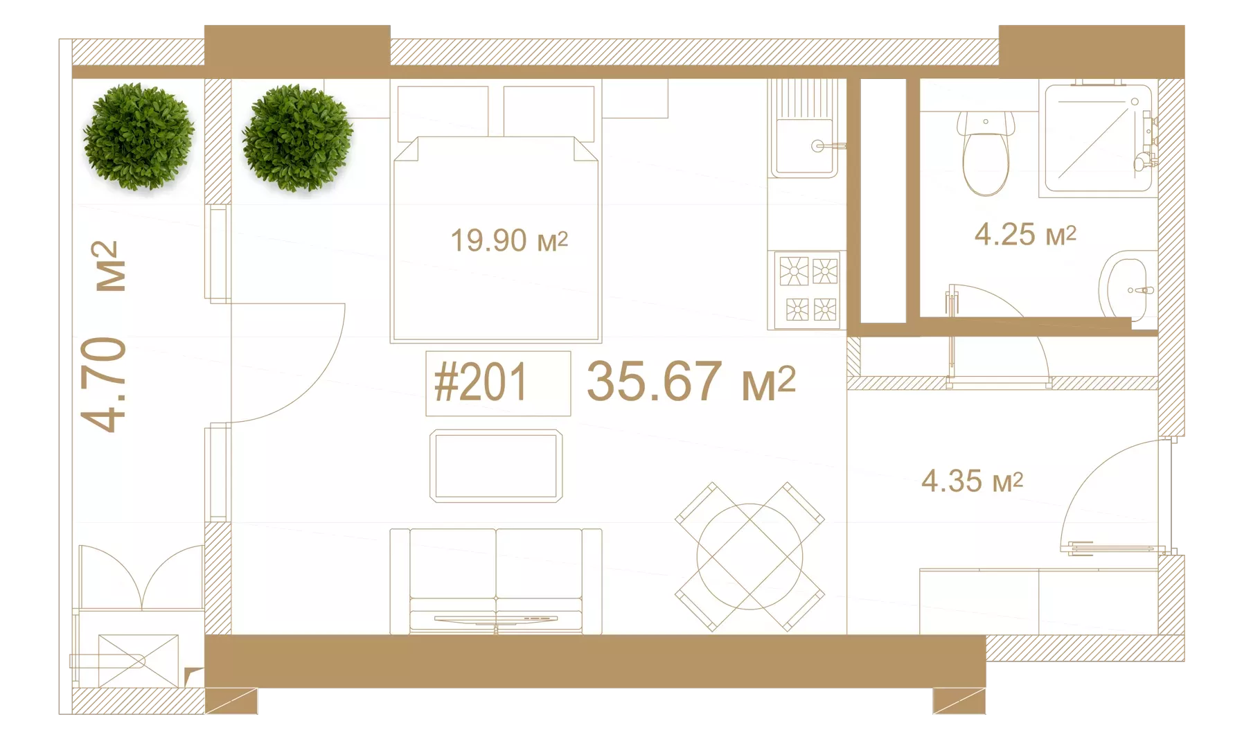 Apartment #1901