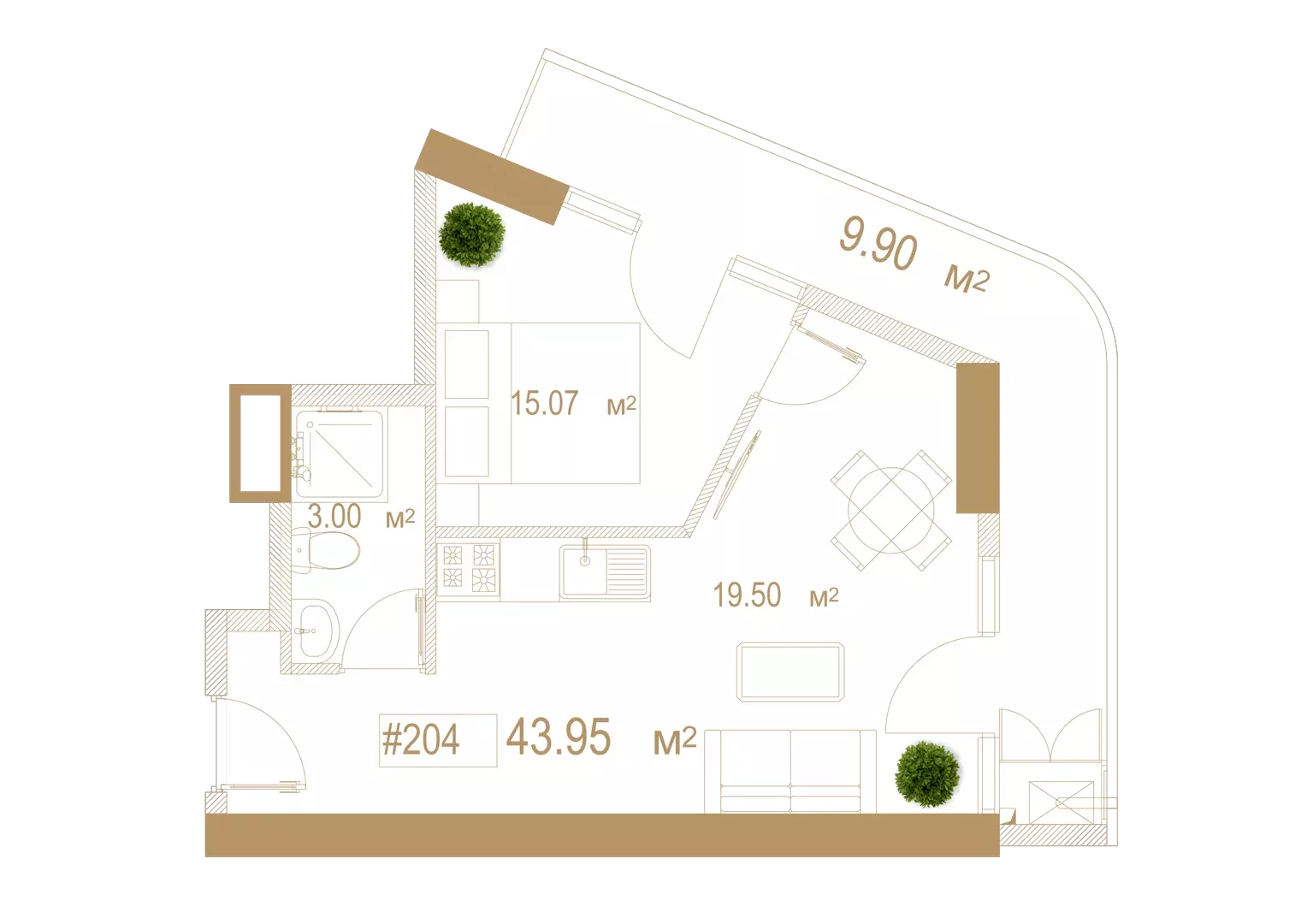 Apartment #1904