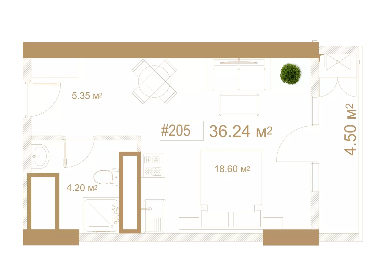 Apartment #1905