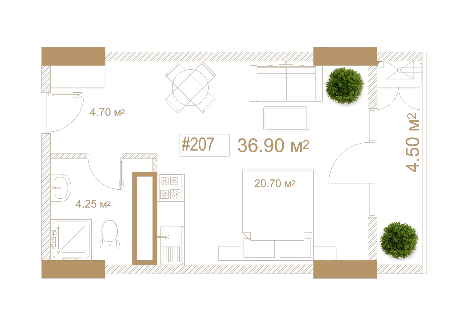 Apartment #1907