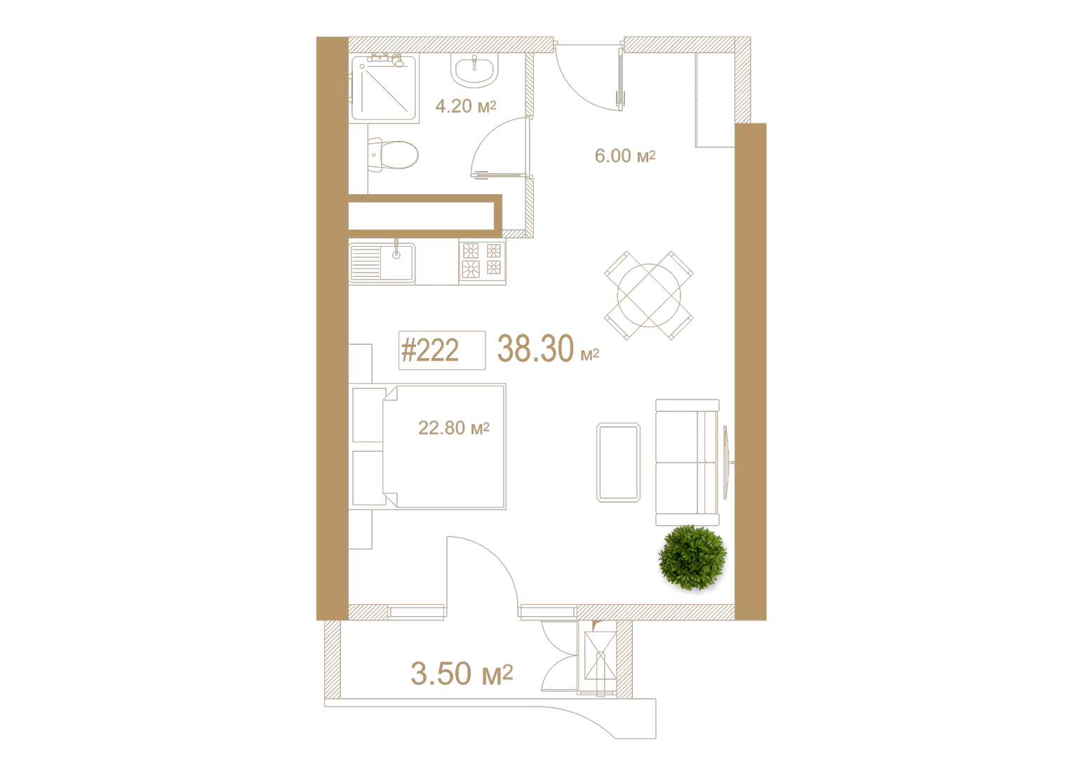 Apartment #1922