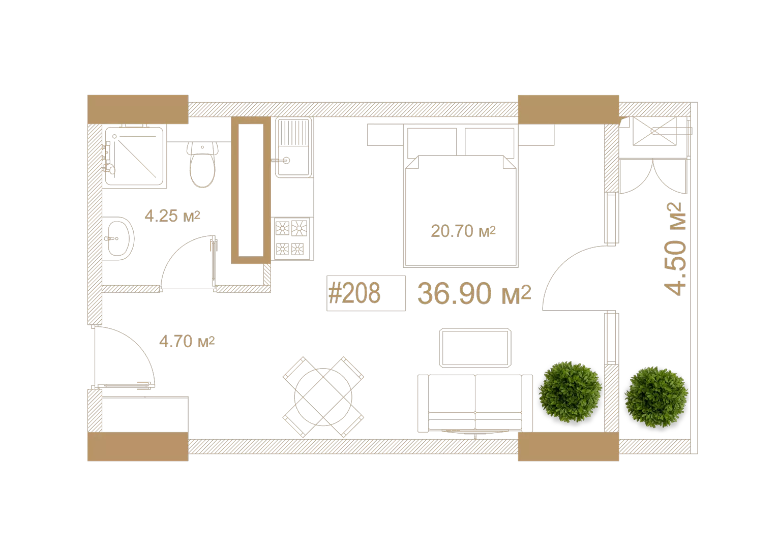 Apartment #1908