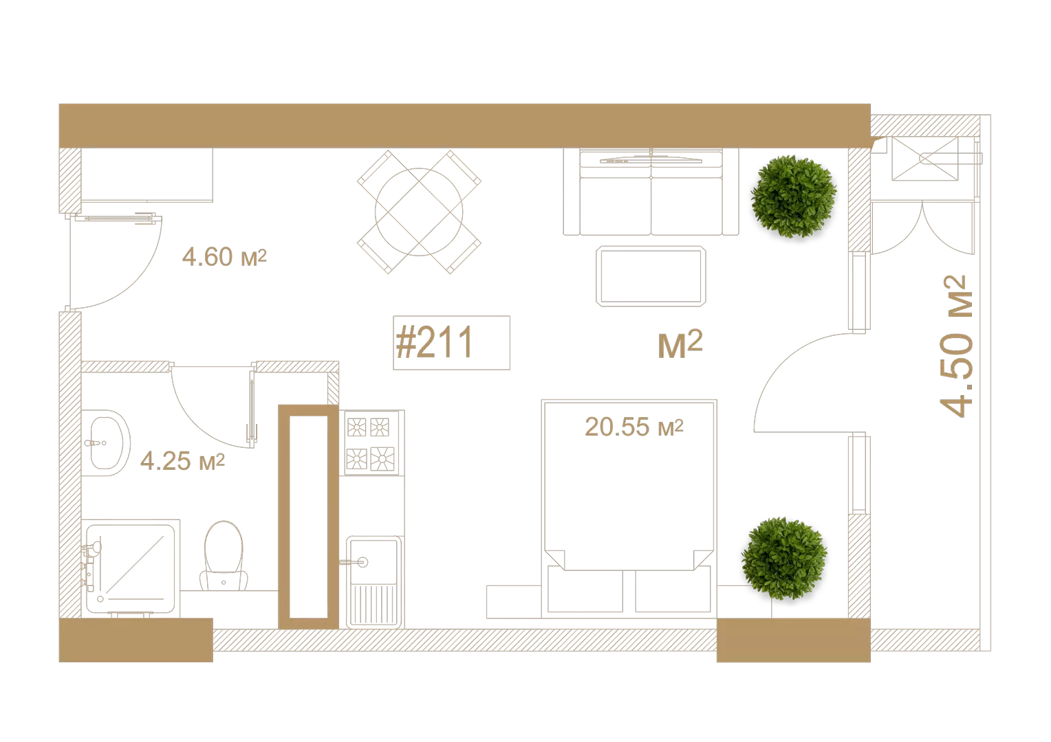 Apartment #1911
