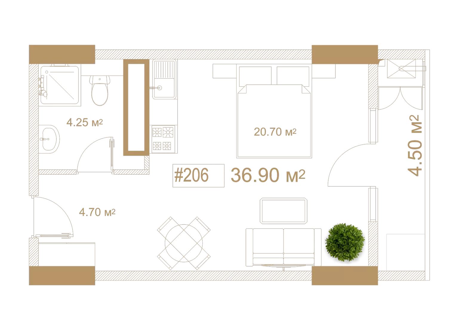 Apartment #1906