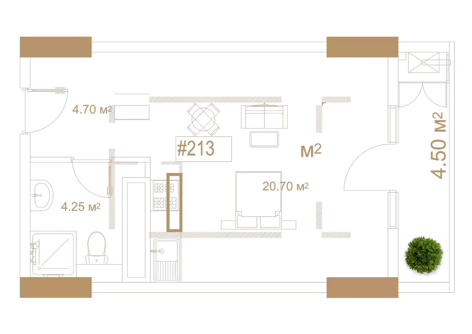 Apartment #1913