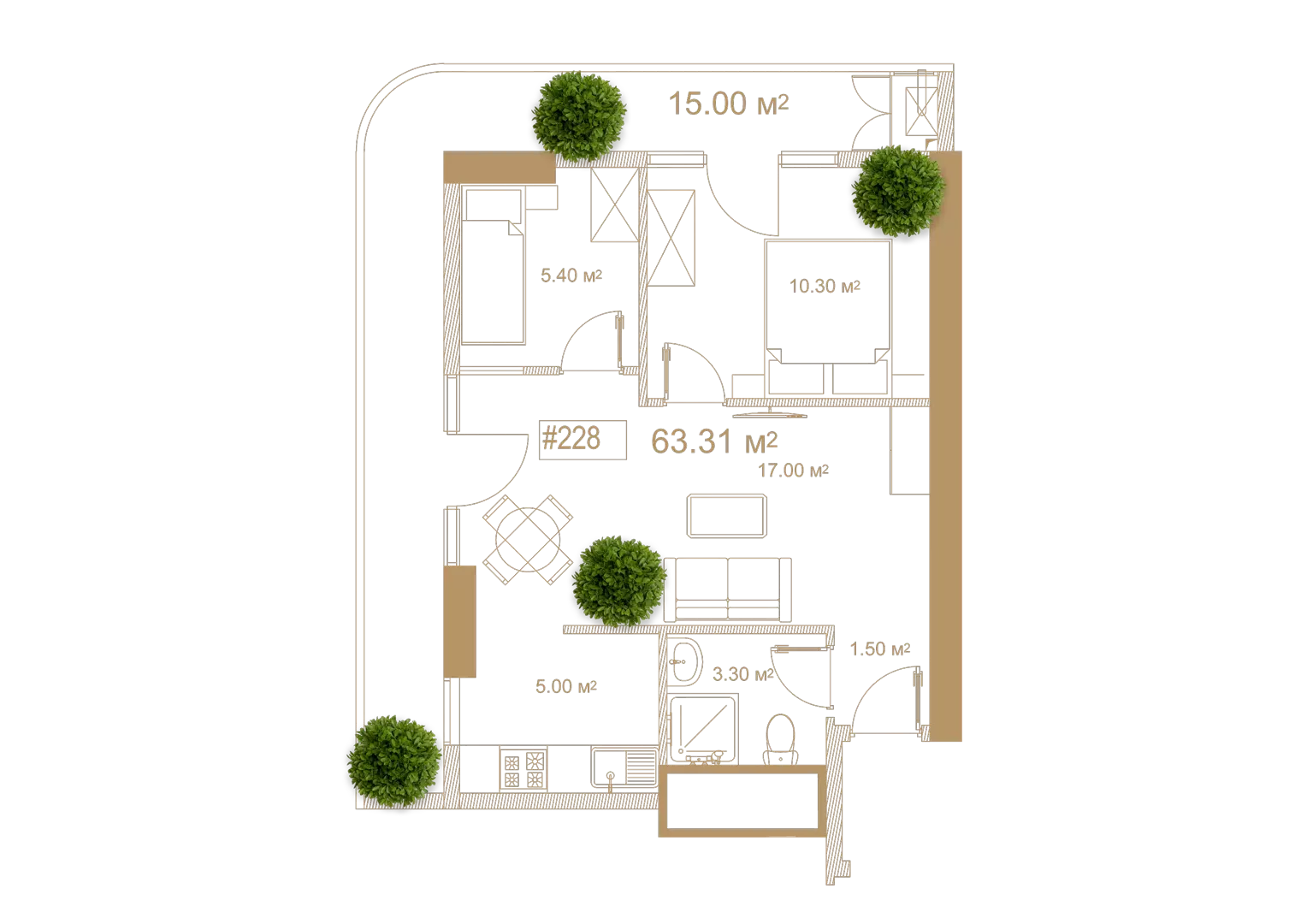 Apartment #1928