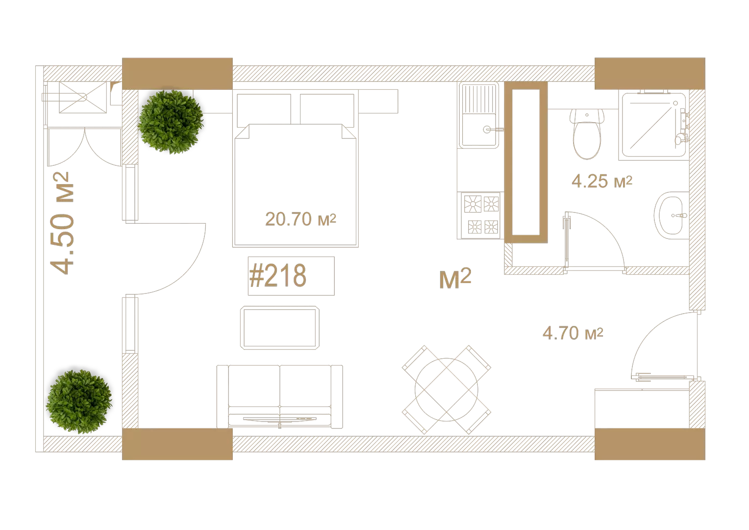 Apartment #1918
