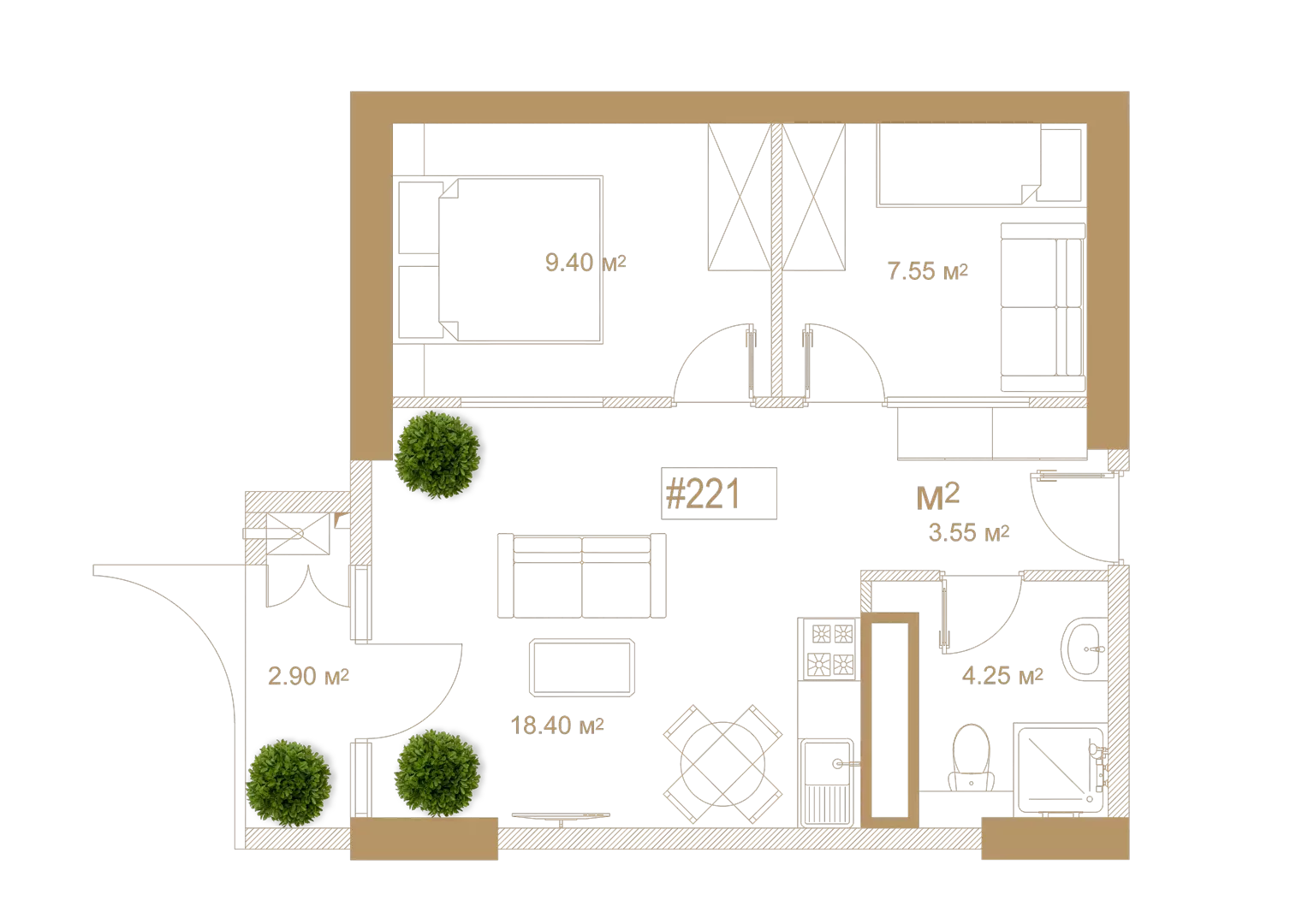 Apartment #1921