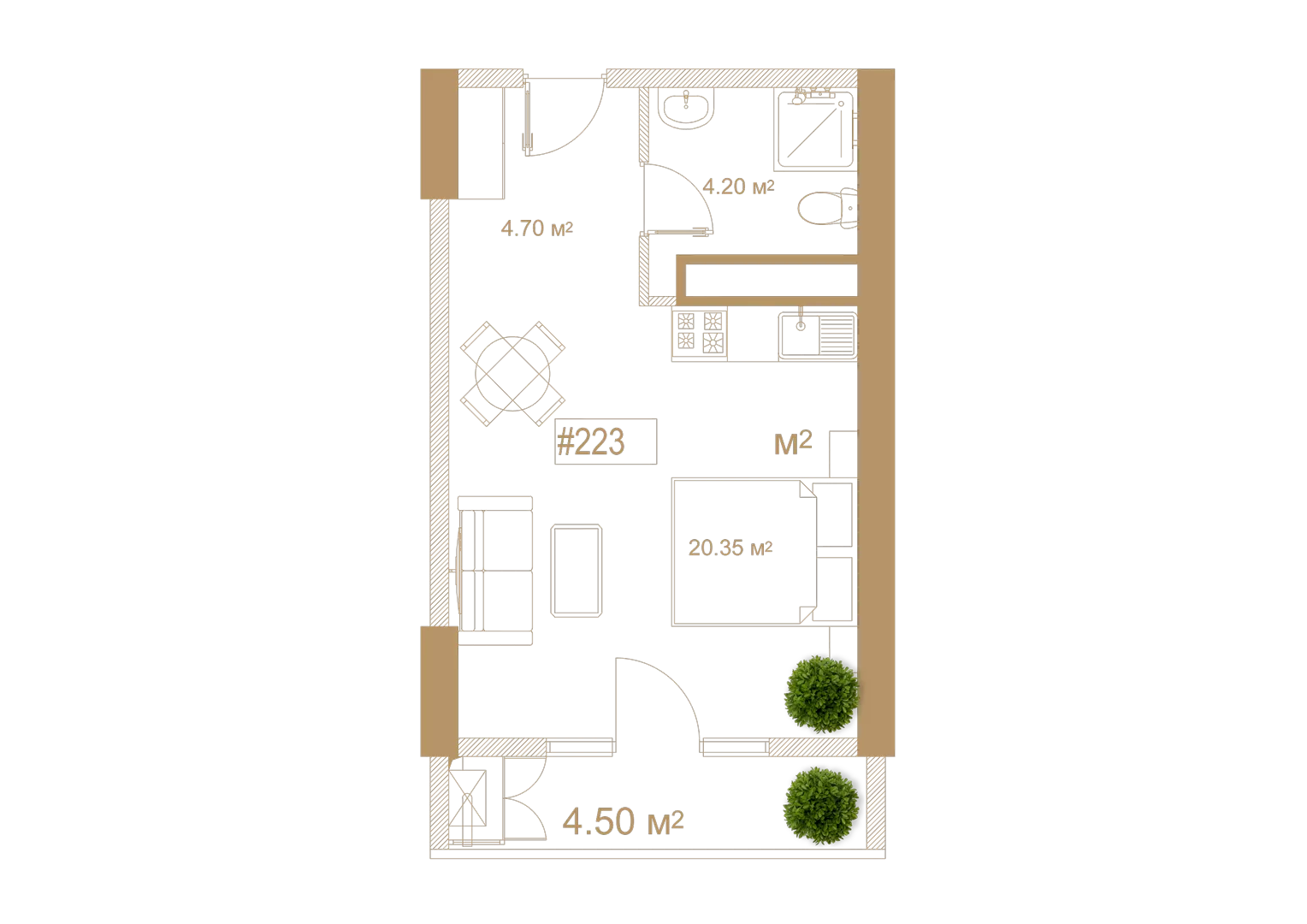Apartment #1923