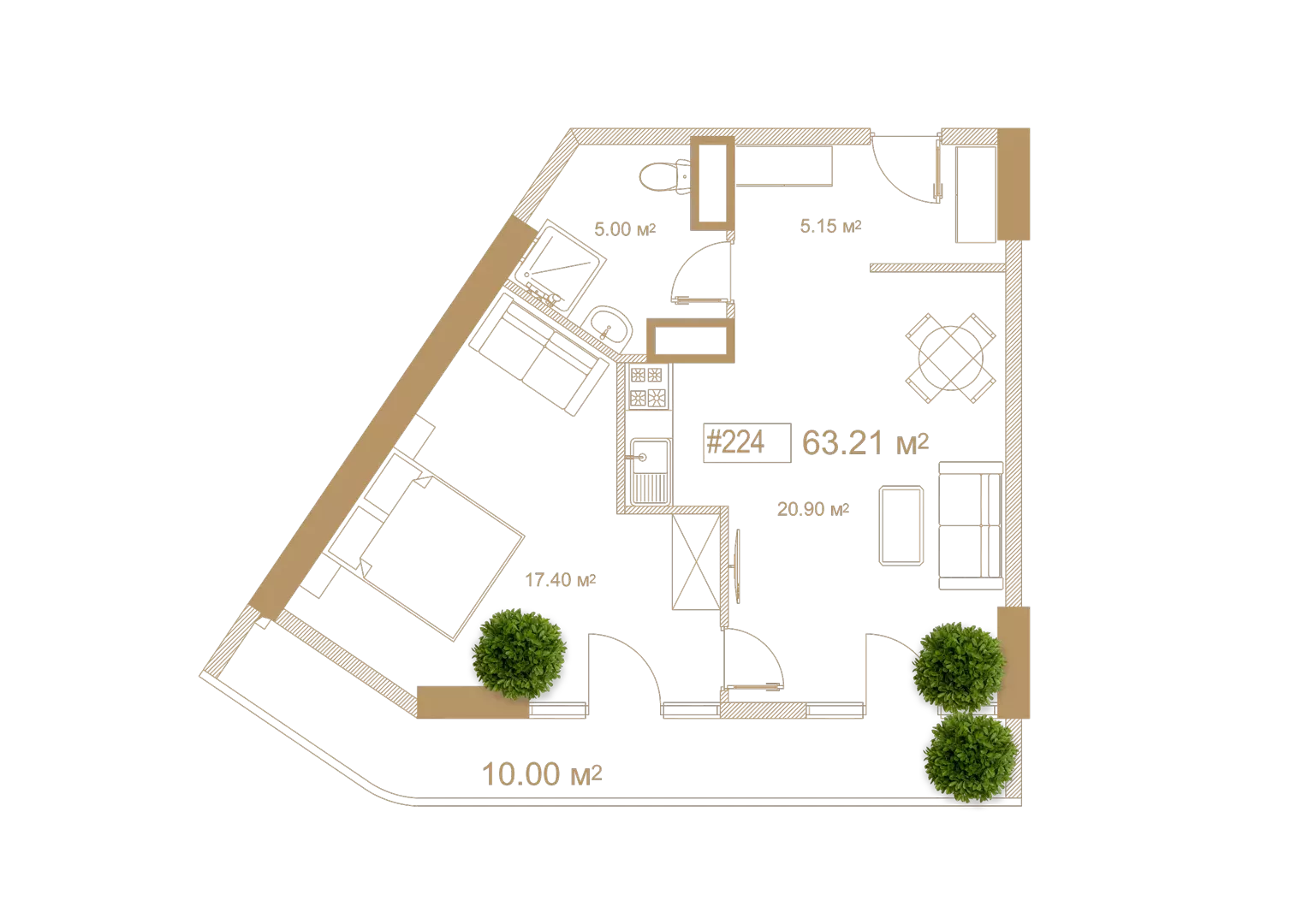 Apartment #1924